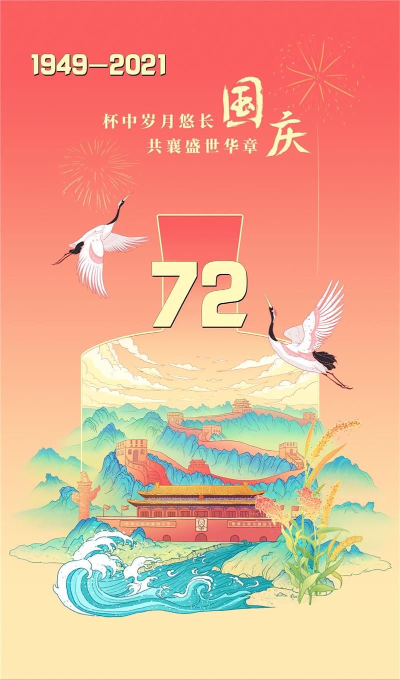 山河壮丽，岁月峥嵘，祝福我们的国家繁荣富强！